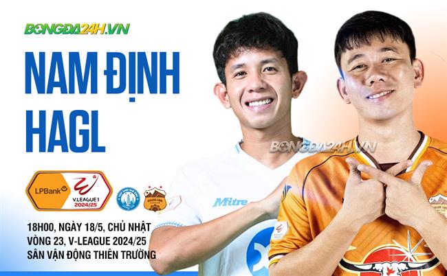 Nhận định Nam Định vs HAGL (18h00 ngày 18/5): Tiến gần ngôi vương