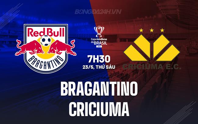 Nhận định bóng đá Bragantino vs Criciuma 7h30 ngày 23/5 (Cúp quốc gia Brazil 2025)