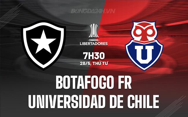 Nhận định Botafogo FR vs Universidad de Chile 7h30 ngày 28/5 (Copa Libertadores 2025)