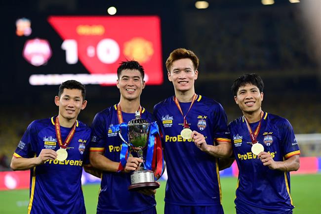 Hoàng Đức thích thú với trải nghiệm hội quân cùng các tuyển thủ ĐNA