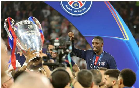Dembele vô địch Champions League 2024/25 cùng PSG. Dembele vo dich Champions League 2024/25 cung PSG.