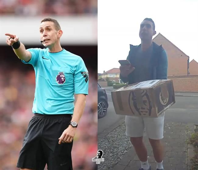 Cựu trọng tài David Coote làm shipper sau khi bị treo còi 1