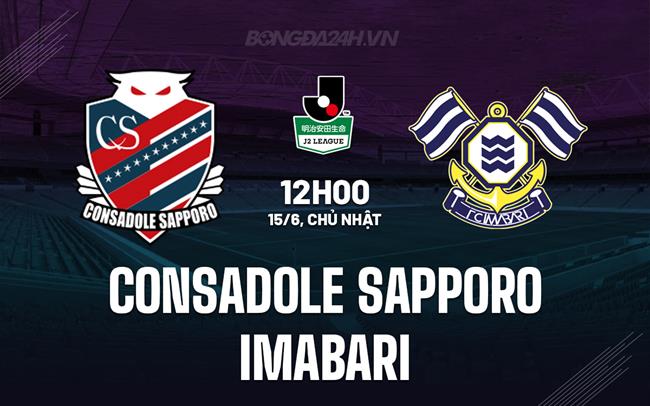 Nhận định Consadole Sapporo vs Imabari 12h00 ngày 15/6 (Hạng 2 Nhật Bản 2025)