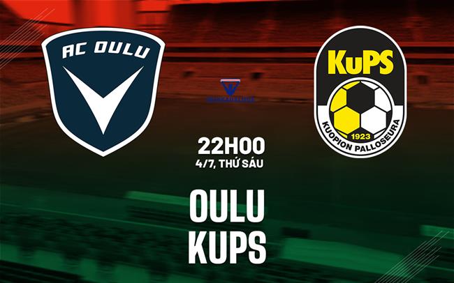 Nhận định bóng đá Oulu vs KuPS 22h00 ngày 4/7 (VĐQG Phần Lan 2025)