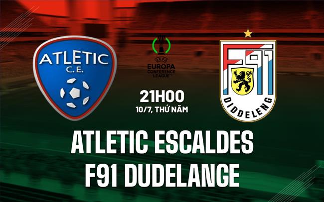 Nhận định Atletic Escaldes vs F91 Dudelange 21h00 ngày 10/7 (Conference League 2025/26)