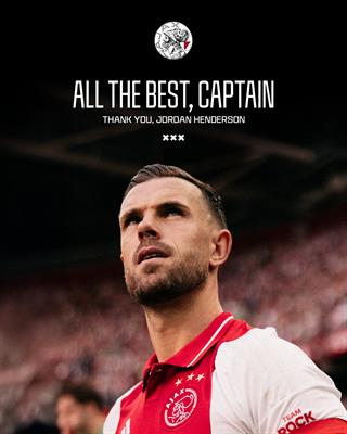 Jordan Henderson chính thức rời Ajax Amsterdam 1