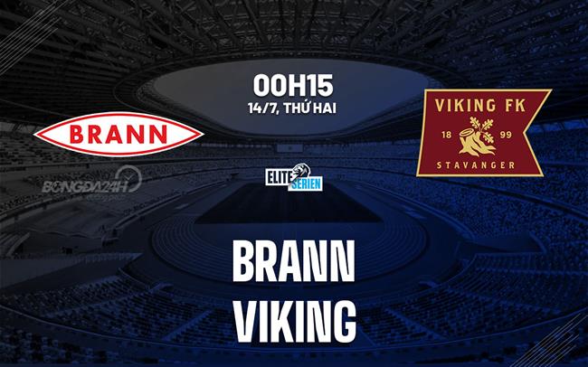 Nhận định bóng đá Brann vs Viking 0h15 ngày 14/7 (VĐQG Na Uy 2025)