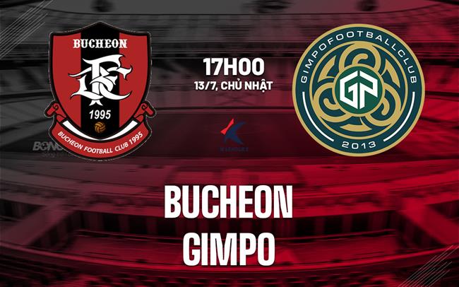Nhận định bóng đá Bucheon vs Gimpo 17h00 ngày 13/7 (Hạng 2 Hàn Quốc 2025)