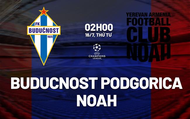 Nhận định Buducnost Podgorica vs Noah 2h00 ngày 16/7 (UEFA Champions League 2025/26)