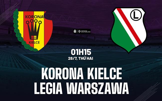 Nhận định Korona Kielce vs Legia Warszawa 1h15 ngày 28/7 (VĐQG Ba Lan 2025/26)