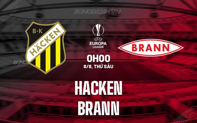 Nhận định - dự đoán Hacken vs Brann 0h00 ngày 8/8 (Europa League 2025/26)