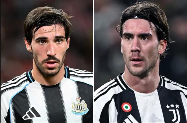 Juventus muon trao doi giua Sandro Tonali va Dusan Vlahovic.