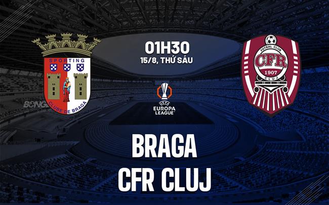 Nhận định bóng đá Sporting Braga vs CFR Cluj 1h30 ngày 15/8 (Europa League 2025/26)