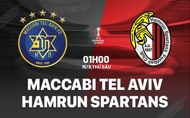 Nhận định Maccabi Tel Aviv vs Hamrun Spartans 1h00 ngày 15/8 (Europa League 2025/26)