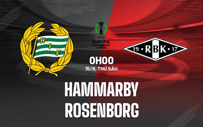 Nhận định Hammarby vs Rosenborg 0h00 ngày 15/8 (Conference League 2025/26)