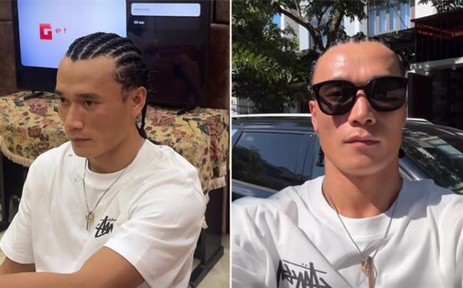 Thủ môn Bùi Tiến Dũng khoe kiểu tóc mới