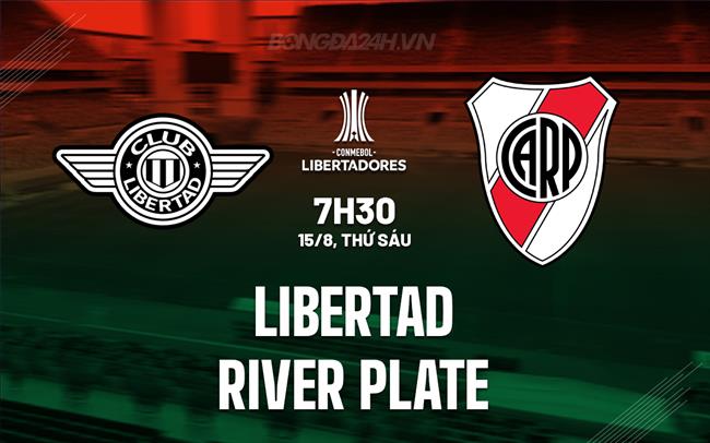 Nhận định Libertad vs River Plate 7h30 ngày 15/8 (Copa Libertadores 2025)