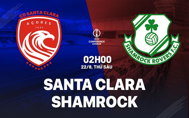 Nhận định bóng đá Santa Clara vs Shamrock 2h00 ngày 22/8 (Conference League 2025/26)