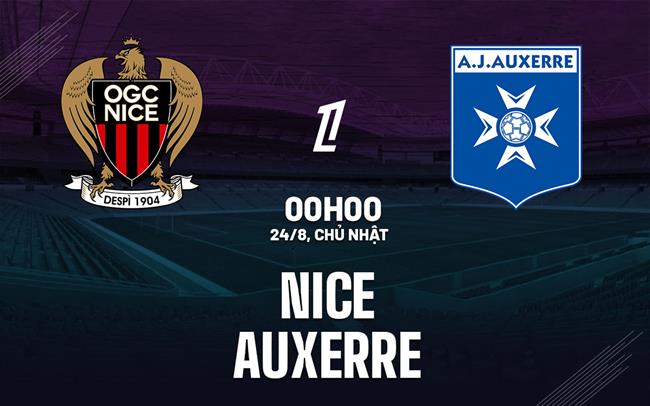 Nhận định bóng đá Nice vs Auxerre 0h00 ngày 24/8 (Ligue 1 2025/26)
