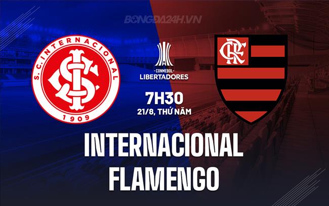 Nhận định Internacional vs Flamengo 7h30 ngày 21/8 (Copa Libertadores 2025)