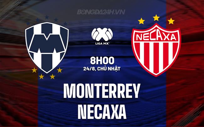 Nhận định bóng đá Monterrey vs Necaxa 8h00 ngày 24/8 (VĐQG Mexico 2025/26)