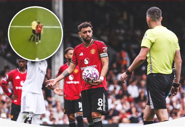 Bruno Fernandes thất vọng vì không được trọng tài Chris Kavanagh xin lỗi
