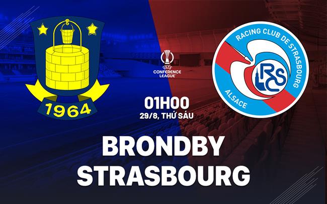 Nhận định bóng đá Brondby vs Strasbourg 1h00 ngày 29/8 (Conference League 2025/26)