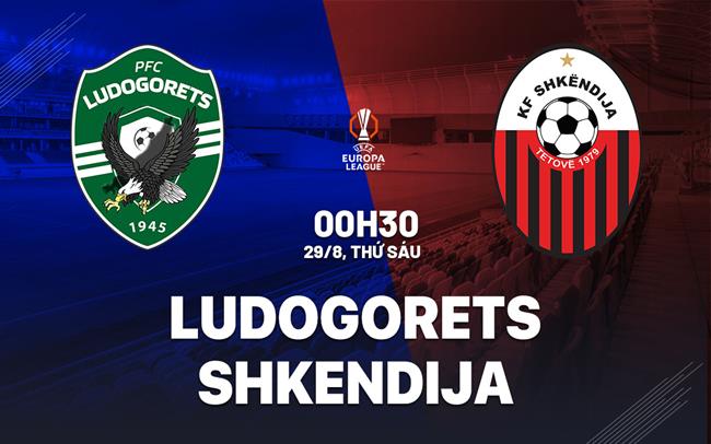 Nhận định bóng đá Ludogorets vs Shkendija 0h30 ngày 29/8 (Europa League 2025/26)