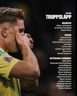 Alexander Isak vẫn được triệu tập lên ĐT Thụy Điển 1 Alexander Isak vẫn được triệu tập lên ĐT Thụy Điển 1