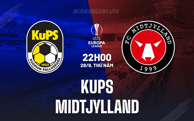 Nhận định KuPS vs Midtjylland 22h00 ngày 28/8 (Europa League 2025/26)