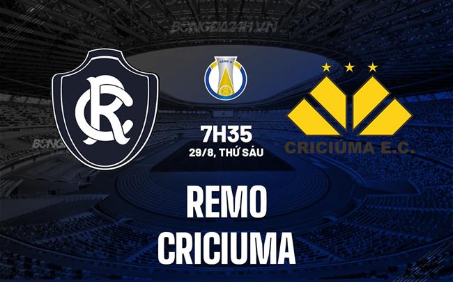 Nhận định - dự đoán Remo vs Criciuma 7h35 ngày 29/8 (Hạng 2 Brazil 2025)