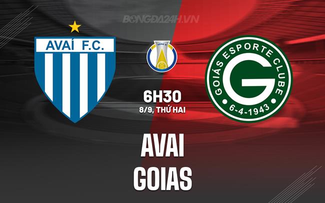 Nhận định - dự đoán Avai vs Goias 6h30 ngày 8/9 (Hạng 2 Brazil 2025)