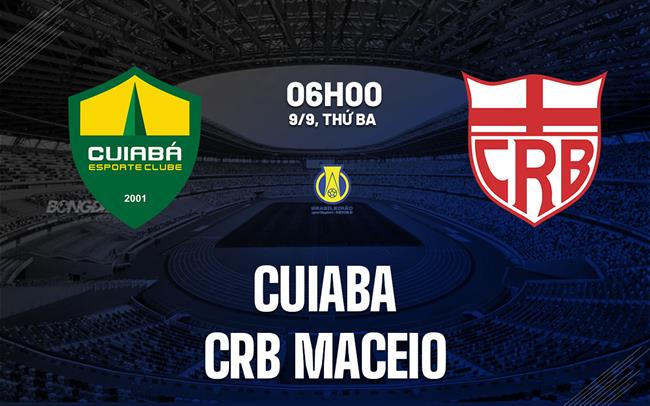 Nhận định bóng đá Cuiaba vs CRB Maceio 6h00 ngày 9/9 (Hạng 2 Brazil 2025)