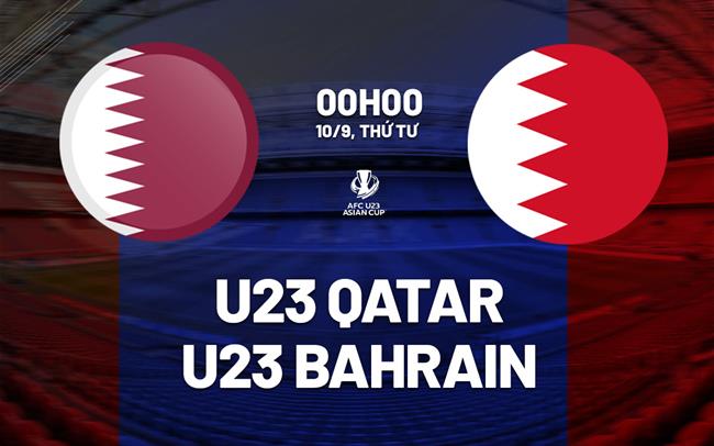 Nhận định bóng đá U23 Qatar vs U23 Bahrain 0h00 ngày 10/9 (Vòng loại U23 châu Á 2026)