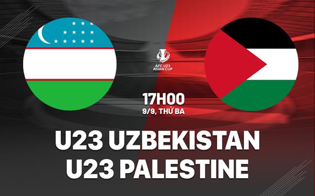 Nhận định U23 Uzbekistan vs U23 Palestine 17h00 ngày 9/9 (Vòng loại U23 châu Á 2026)