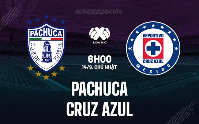 Nhận định - dự đoán Pachuca vs Cruz Azul 6h00 ngày 14/9 (VĐQG Mexico 2025/26)