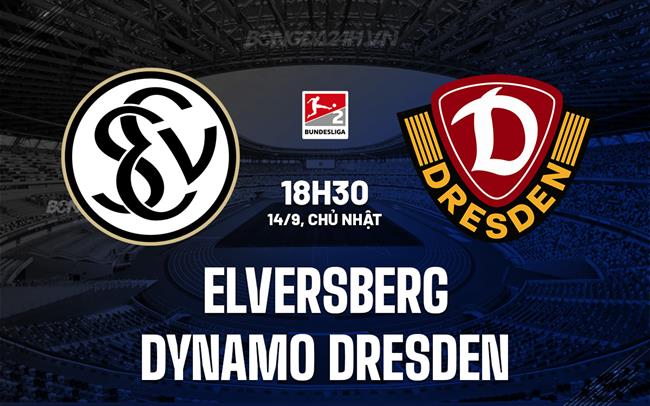 Nhận định Elversberg vs Dynamo Dresden 18h30 ngày 14/9 (Hạng 2 Đức 2025/26)