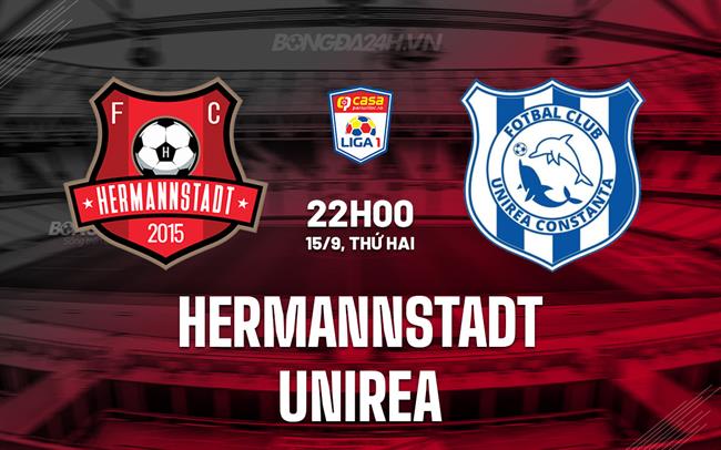 Nhận định Hermannstadt vs Unirea 22h00 ngày 15/9 (VĐQG Romania 2025/26)