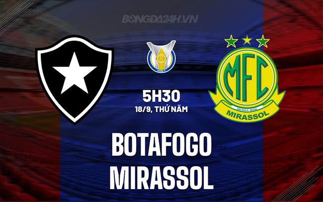 Nhận định - dự đoán Botafogo vs Mirassol 5h30 ngày 18/9 (VĐQG Brazil 2025)