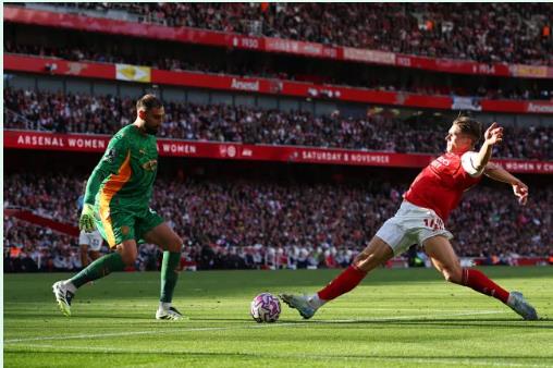 Arsenal hòa Man City 1-1 tại vòng 5 Ngoại hạng Anh 2025/26. Arsenal hoa Man City 1-1 tai vong 5 Ngoai hang Anh 2025/26.