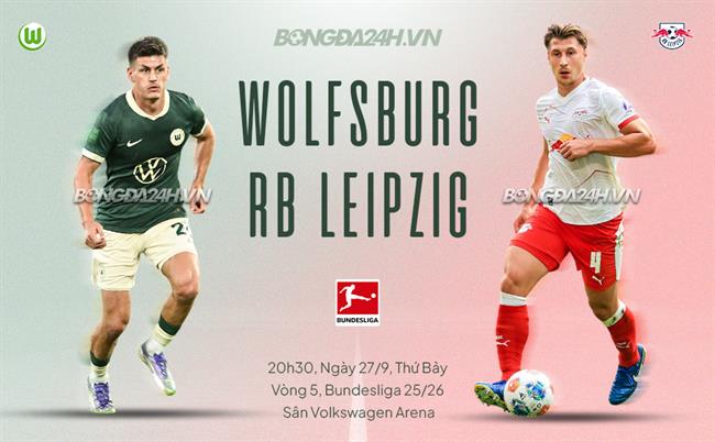 Nhận định bóng đá Wolfsburg vs Leipzig 20h30 ngày 27/9 (Bundesliga 2025/26)