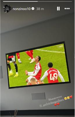 Noni Madueke phản ứng thế nào khi Arsenal hạ Newcastle 1