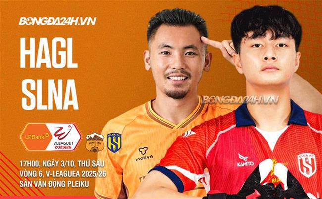 Nhận định HAGL vs SLNA (17h00 ngày 3/10): Cơ hội chiến thắng cho chủ nhà