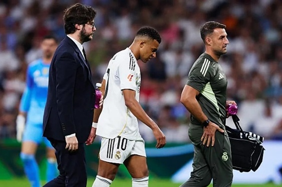 Real Madrid đau đầu vì chấn thương của Mbappe