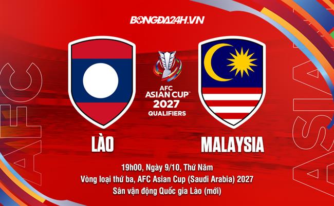 Nhận định Lào vs Malaysia (19h00 ngày 9/10): Liệu có kỳ tích?