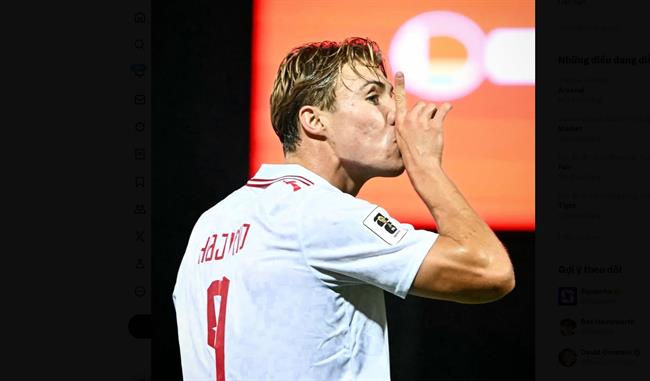 Rasmus Hojlund tiếp tục ghi bàn