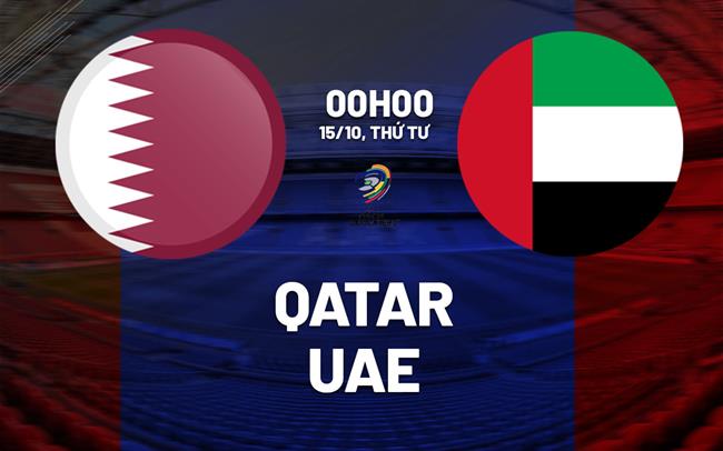 Nhận định bóng đá Qatar vs UAE 0h15 ngày 15/10 (Vòng loại World Cup 2026)