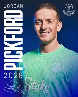 Jordan Pickford gia han voi Everton
