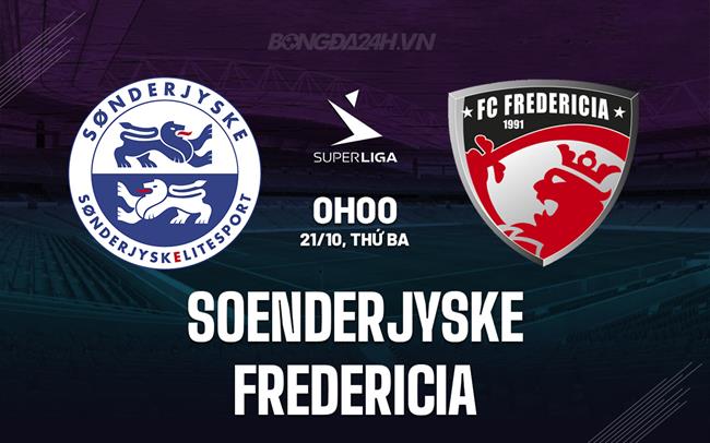 Nhận định Soenderjyske vs Fredericia 0h00 ngày 21/10 (VĐQG Đan Mạch 2025/26)