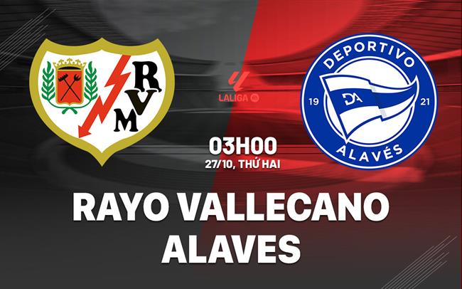 Nhận định Rayo Vallecano vs Alaves 3h00 ngày 27/10 (La Liga 2025/26)